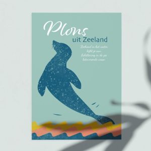 Kaart Zeeland - Plons uit Zeeland (5 stuks)