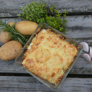 Aardappelgratin Aardappelgratin