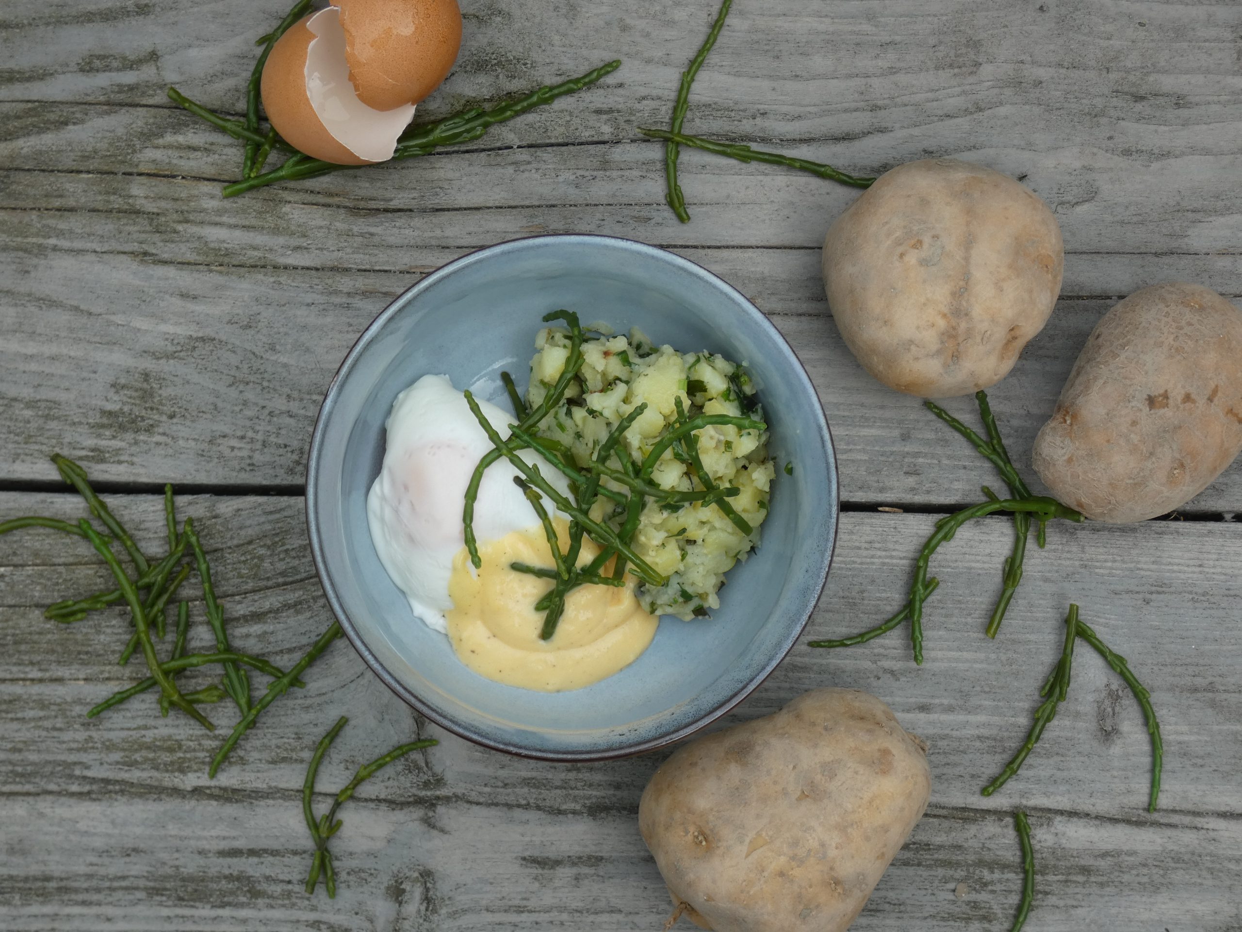 Geplette aardappel